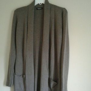 Extrafine merino wool Italian made open cardigan